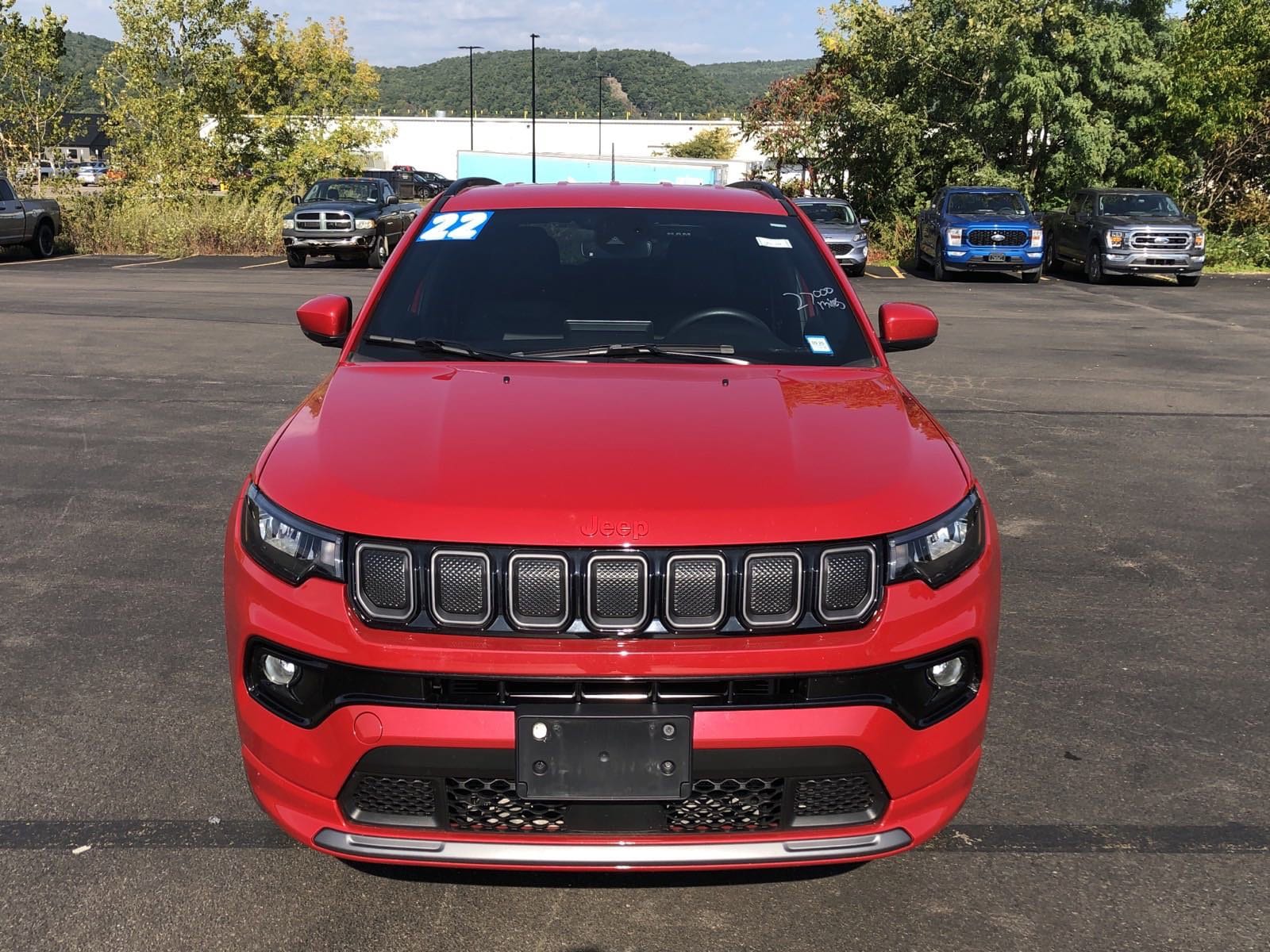 Certified 2022 Jeep Compass Limited with VIN 3C4NJDCB0NT185619 for sale in Hornell, NY