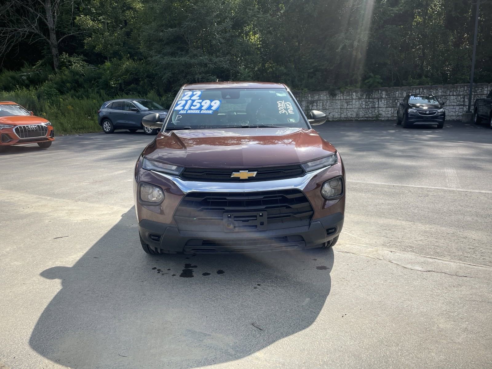 Used 2022 Chevrolet Trailblazer LS with VIN KL79MNSLXNB014285 for sale in Hornell, NY