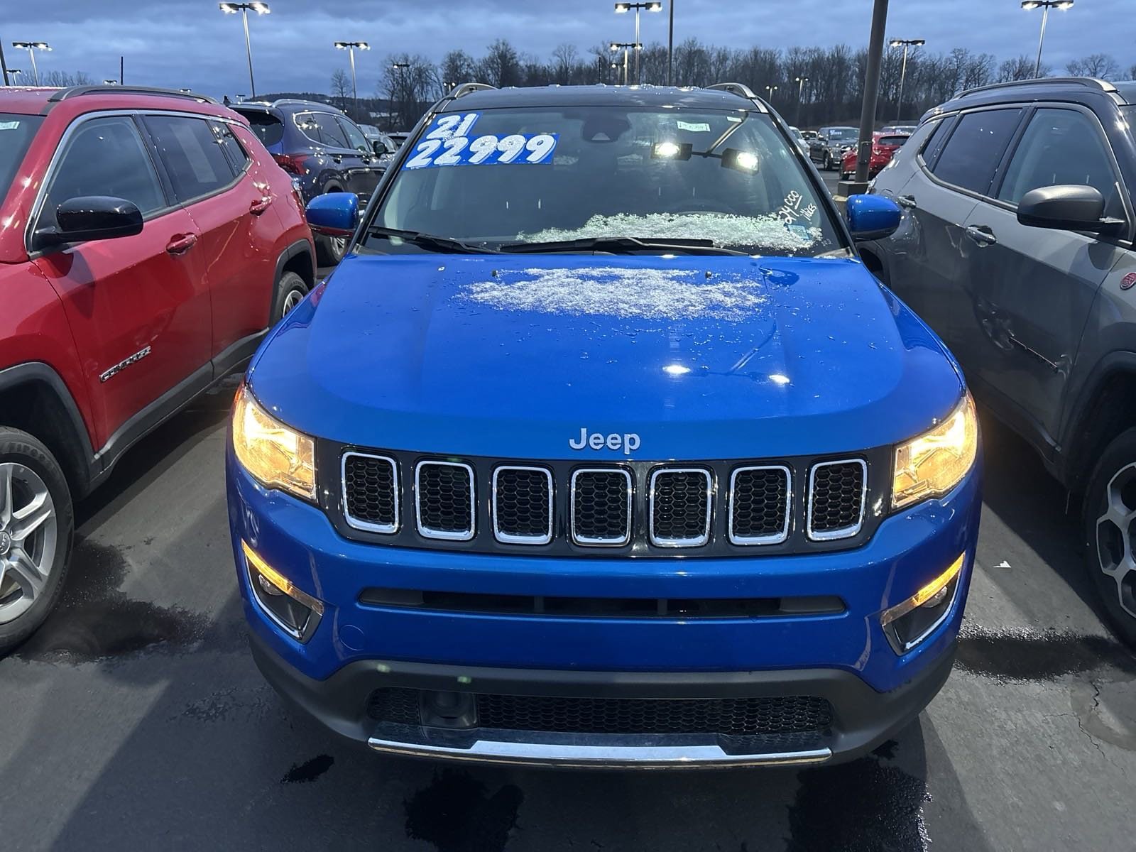 Used 2021 Jeep Compass Limited with VIN 3C4NJDCB6MT539738 for sale in Hornell, NY