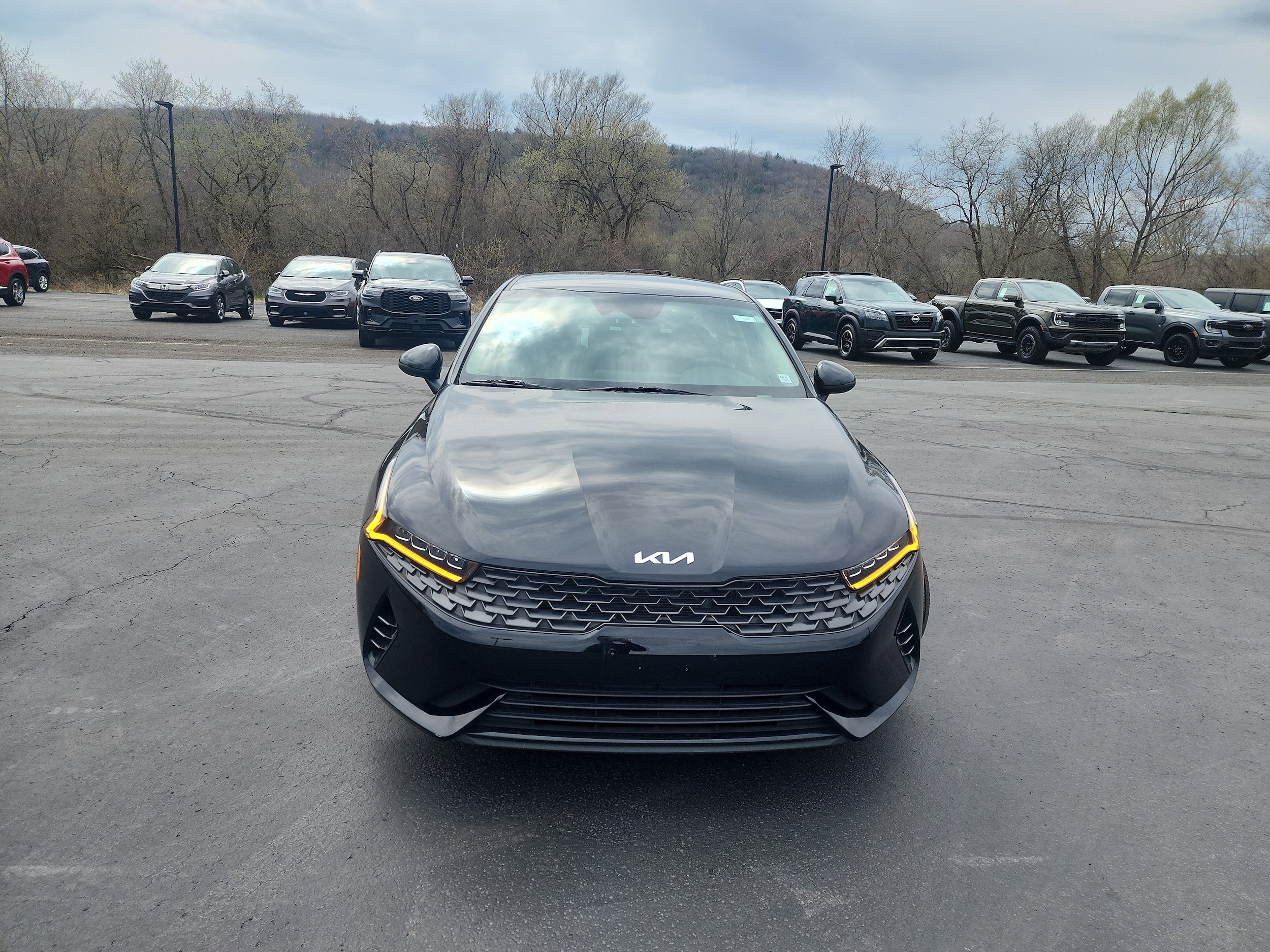 Used 2022 Kia K5 LXS with VIN 5XXG14J2XNG142865 for sale in Hornell, NY