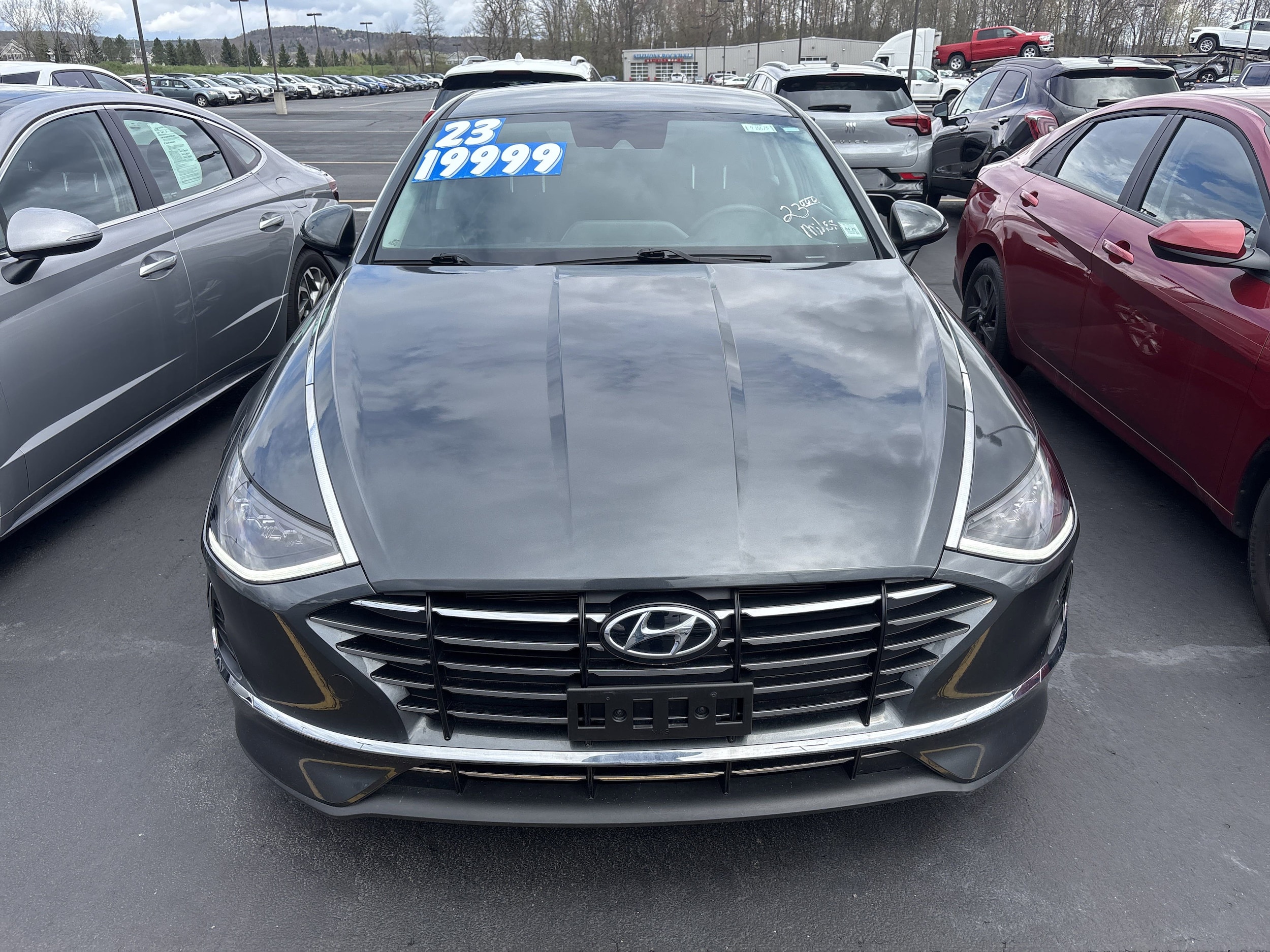 Used 2023 Hyundai Sonata SE with VIN KMHL24JA5PA330335 for sale in Hornell, NY