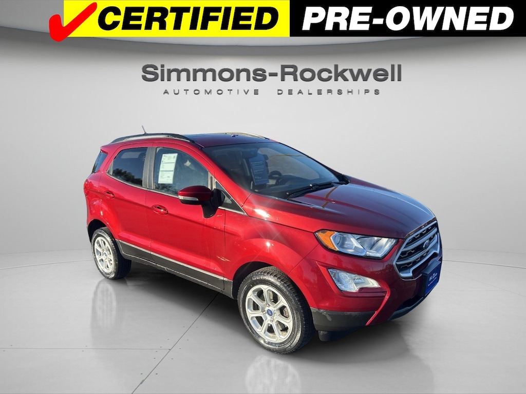 Certified 2022 Ford EcoSport SE SUV