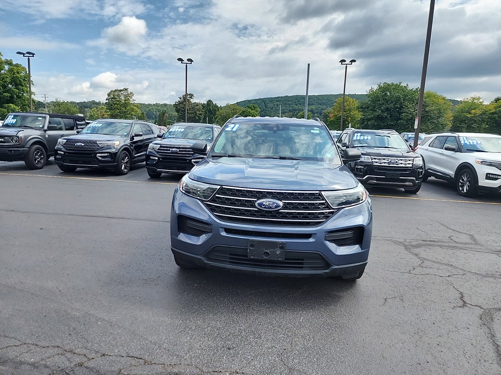 Used 2021 Ford Explorer XLT with VIN 1FMSK8DH8MGB65952 for sale in Bath, NY