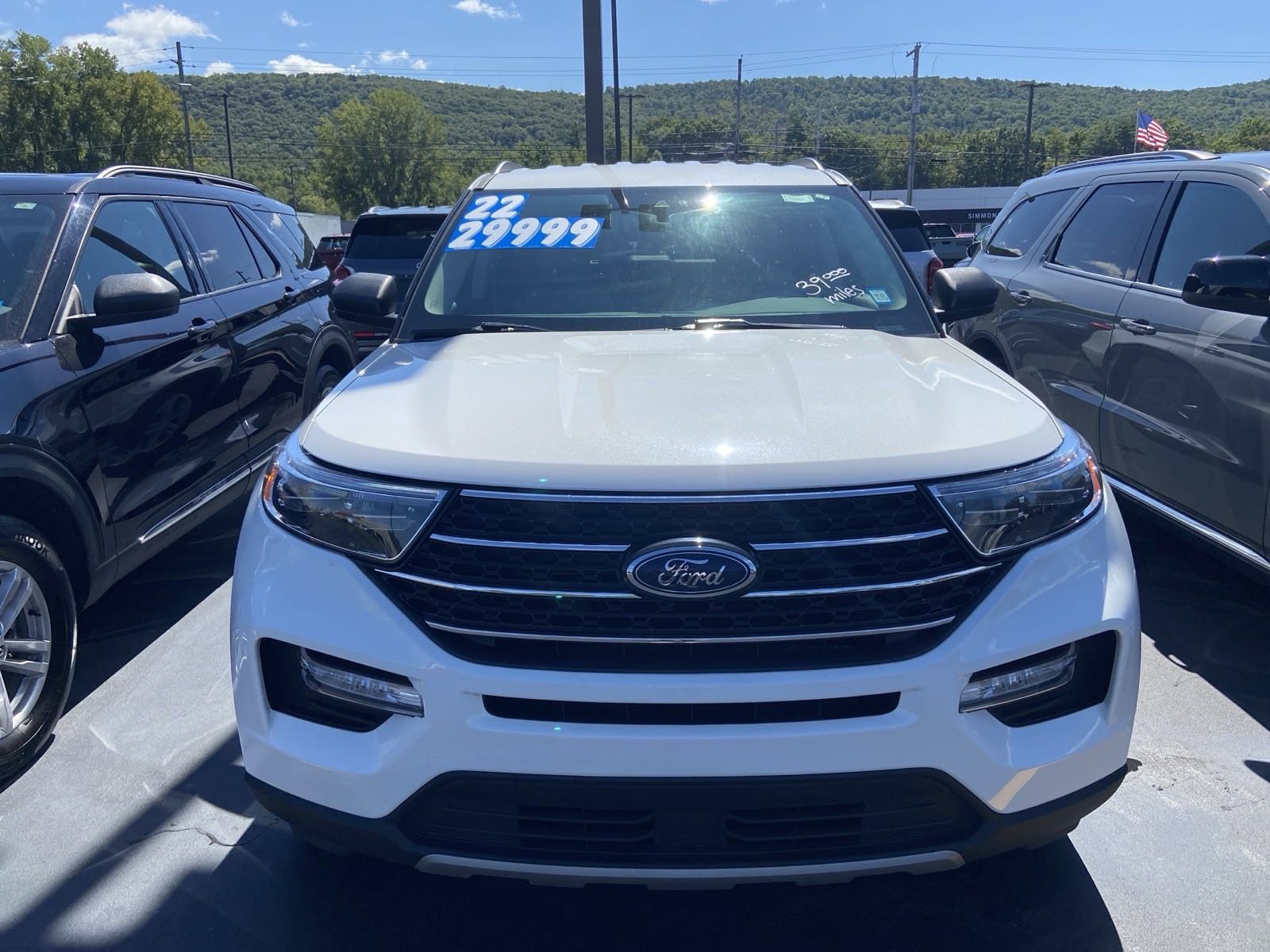 Used 2022 Ford Explorer XLT with VIN 1FMSK8DH6NGB82265 for sale in Bath, NY