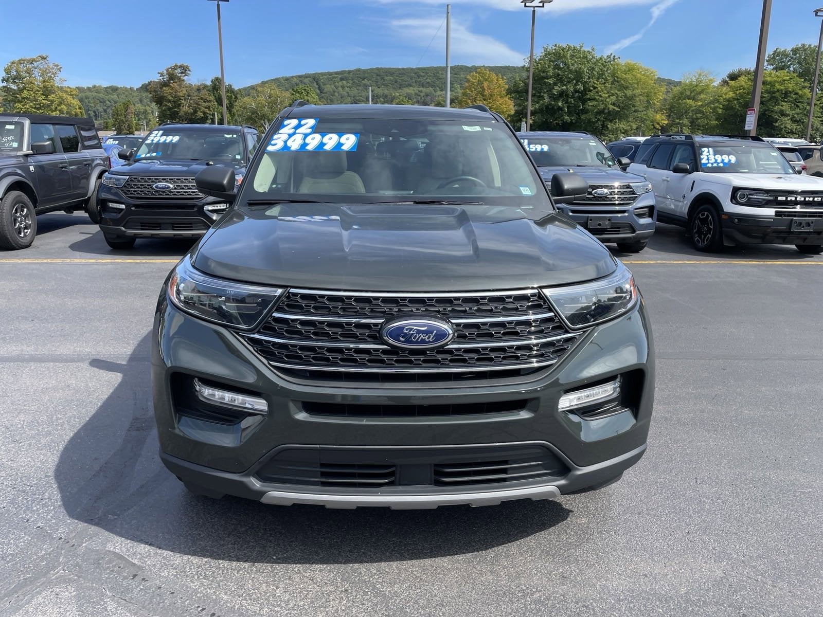 Used 2022 Ford Explorer XLT with VIN 1FMSK8DH7NGA81915 for sale in Bath, NY