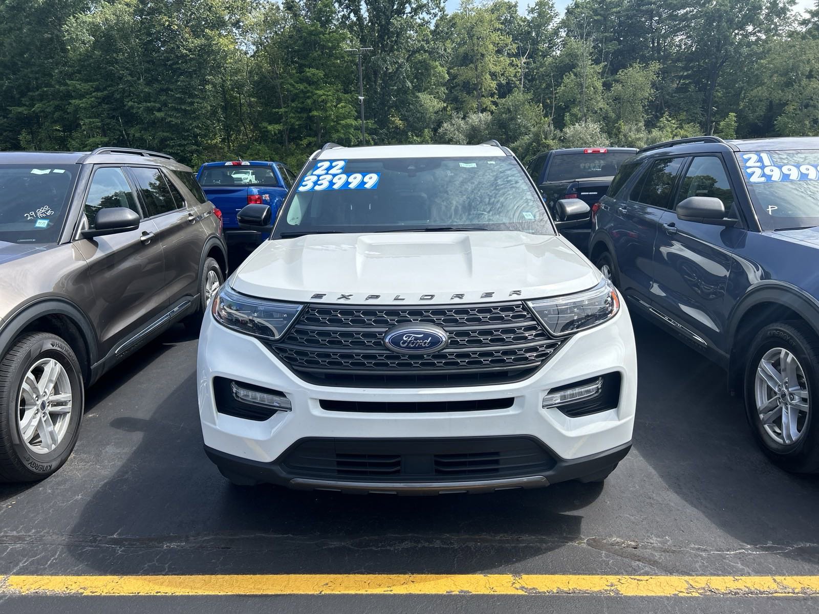 Used 2022 Ford Explorer XLT with VIN 1FMSK8DH4NGB49250 for sale in Bath, NY