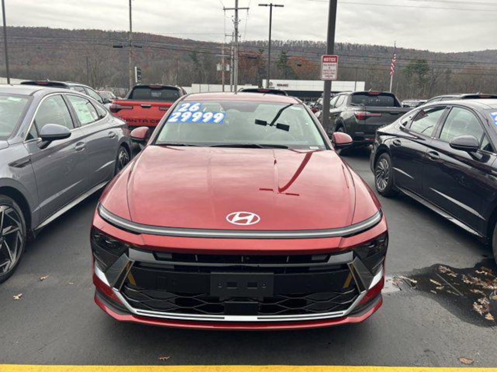 New 2026 Hyundai Sonata Hybrid Blue Sedan