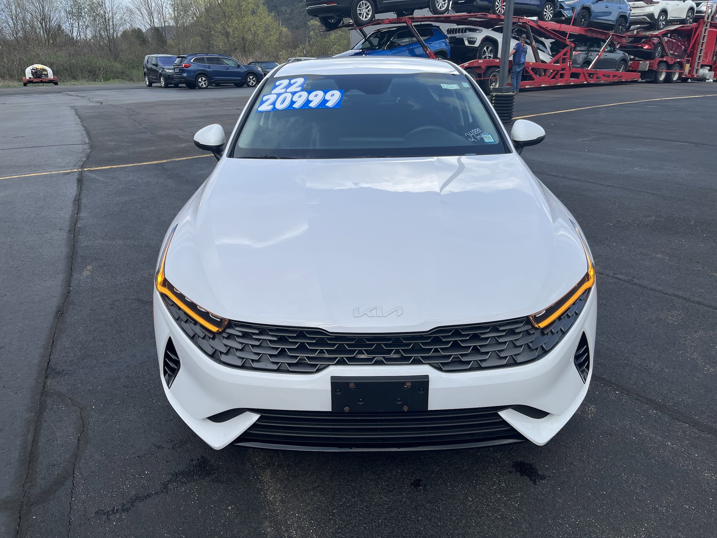 Used 2022 Kia K5 LXS with VIN 5XXG14J29NG147927 for sale in Bath, NY