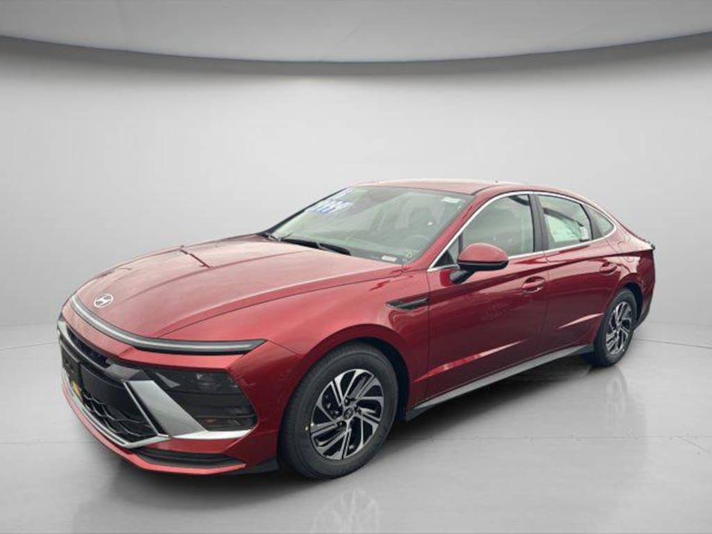 New 2026 Hyundai Sonata Hybrid Blue Sedan