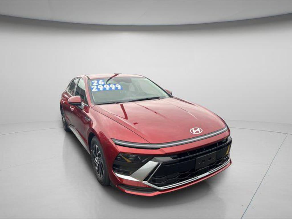 New 2026 Hyundai Sonata Hybrid Blue Sedan