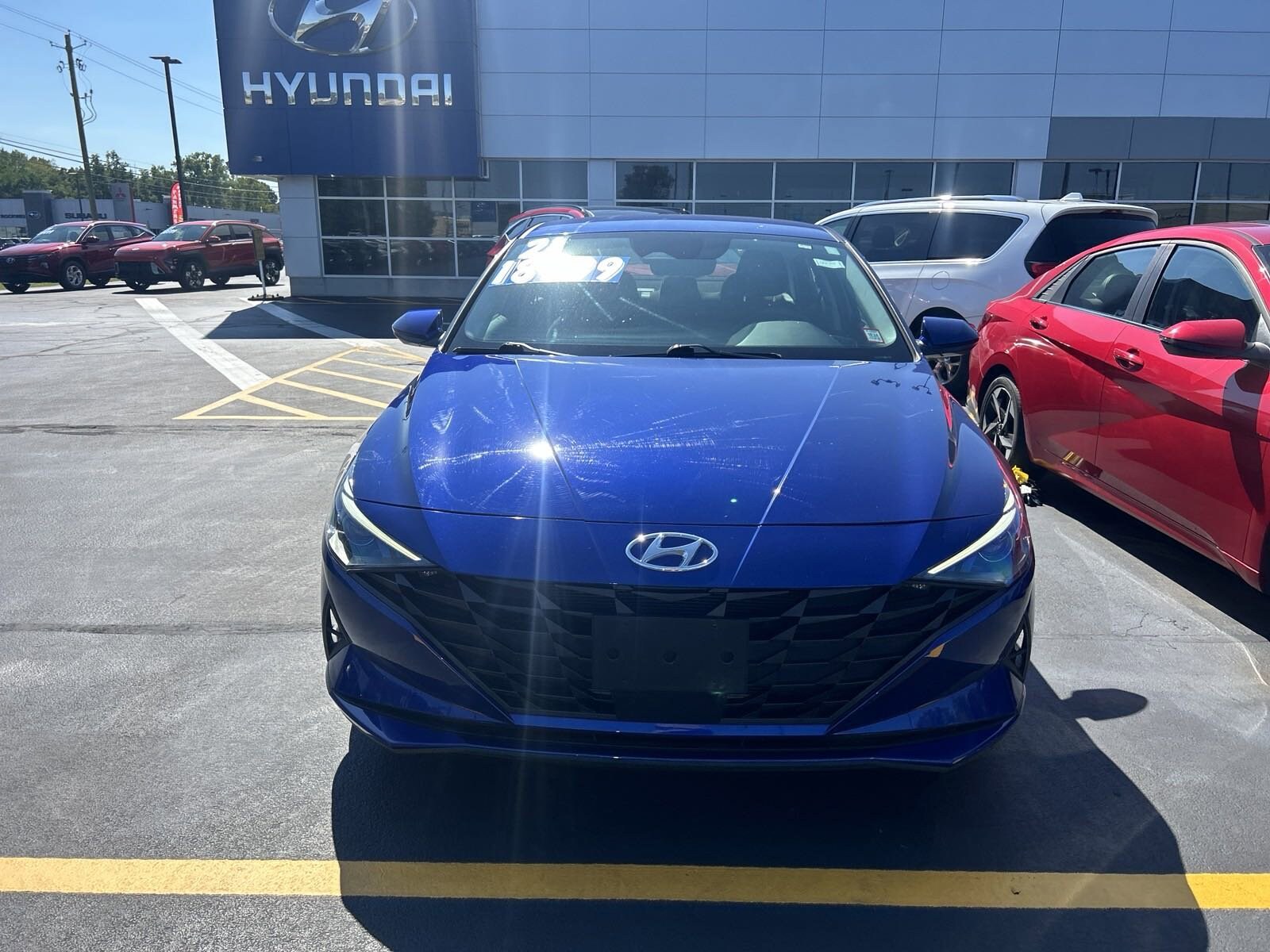 Used 2021 Hyundai Elantra SEL with VIN 5NPLS4AGXMH042842 for sale in Elmira, NY