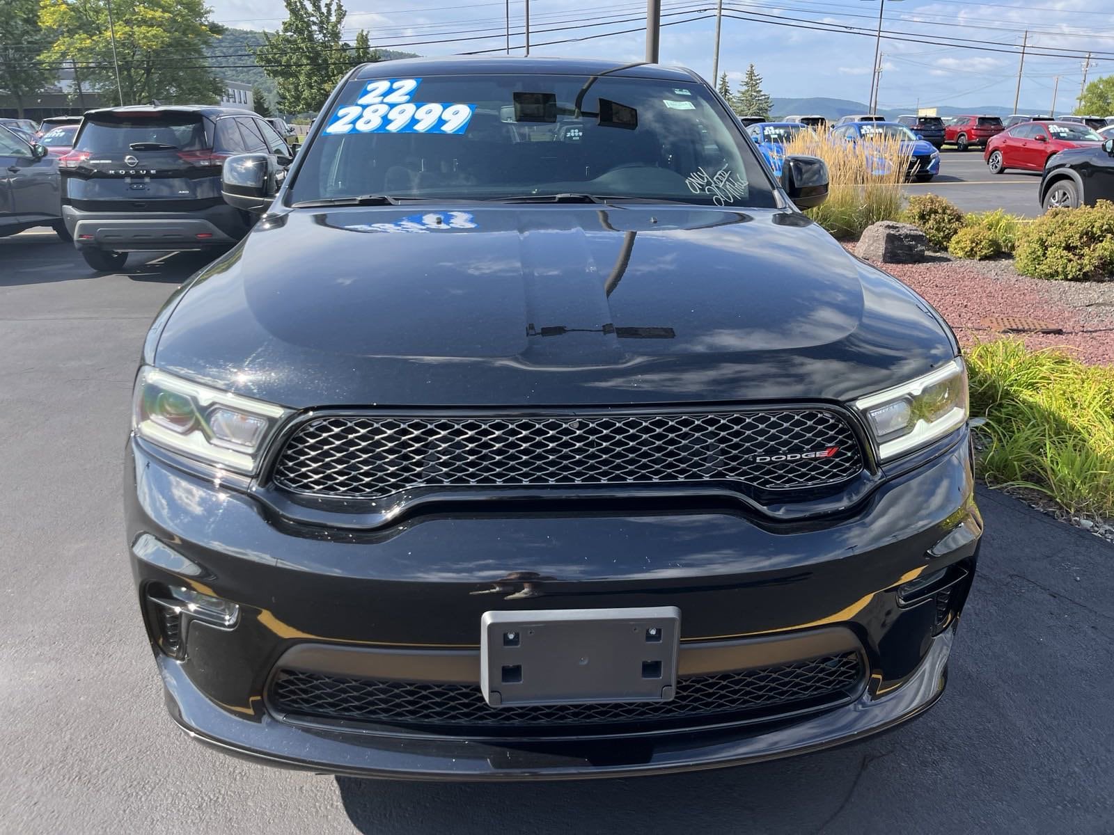 Used 2022 Dodge Durango SXT with VIN 1C4RDJAGXNC174581 for sale in Elmira, NY