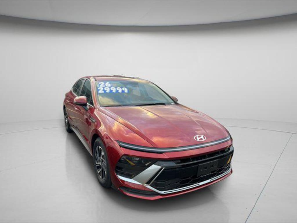 New 2026 Hyundai Sonata Hybrid Blue Sedan