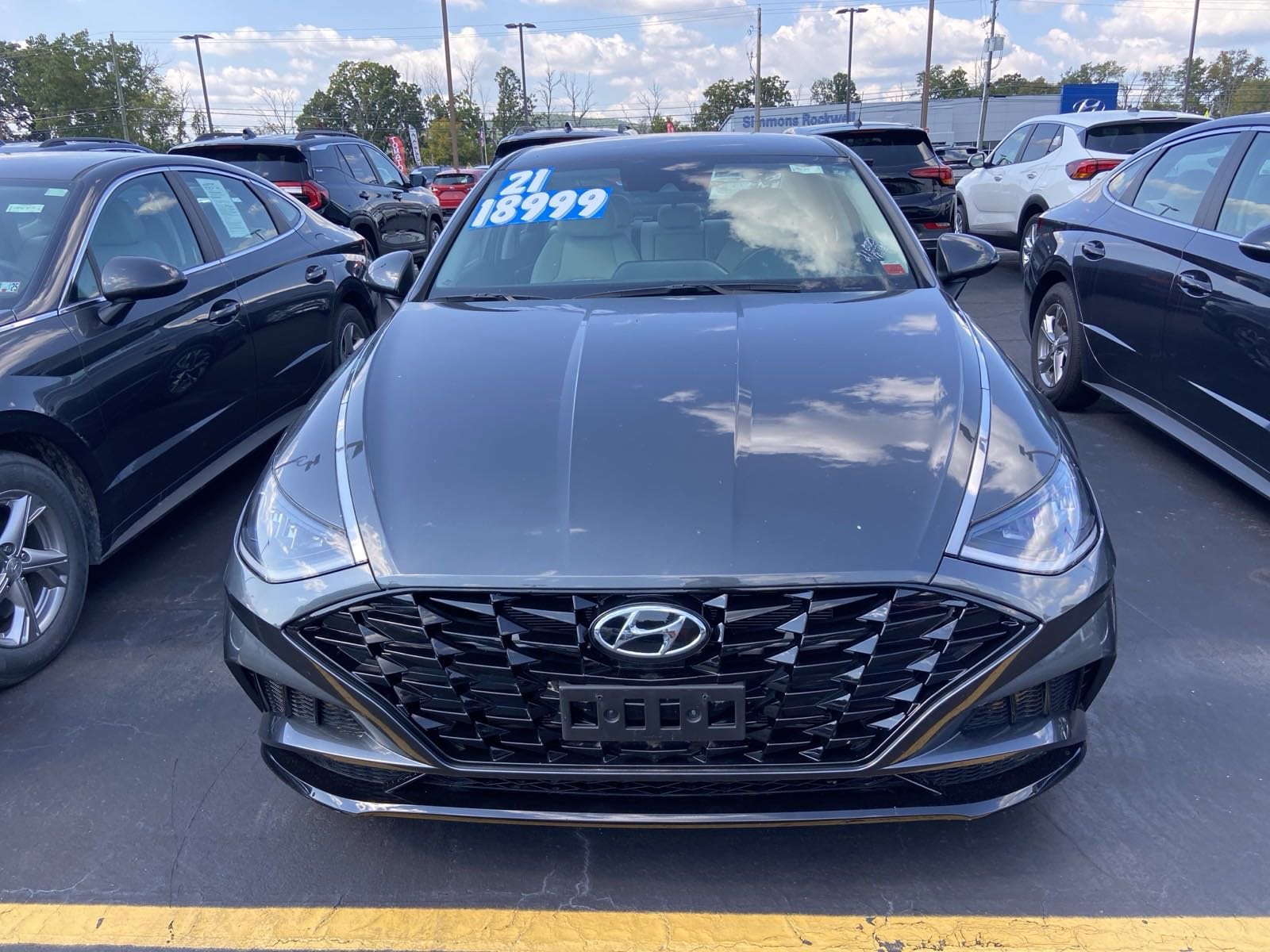 Used 2021 Hyundai Sonata SEL with VIN KMHL64JA3MA165983 for sale in Elmira, NY