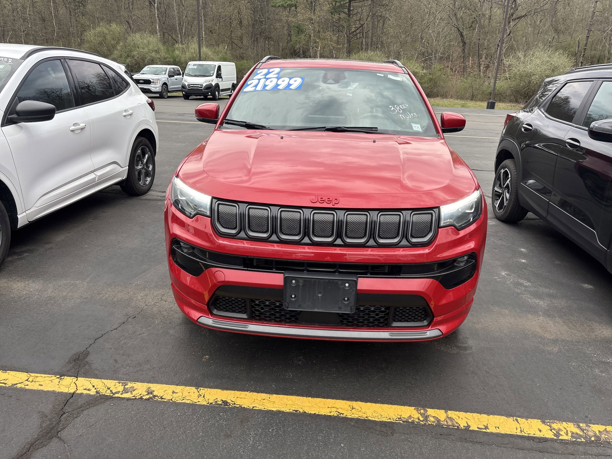 Used 2022 Jeep Compass Limited with VIN 3C4NJDCB1NT203755 for sale in Bath, NY