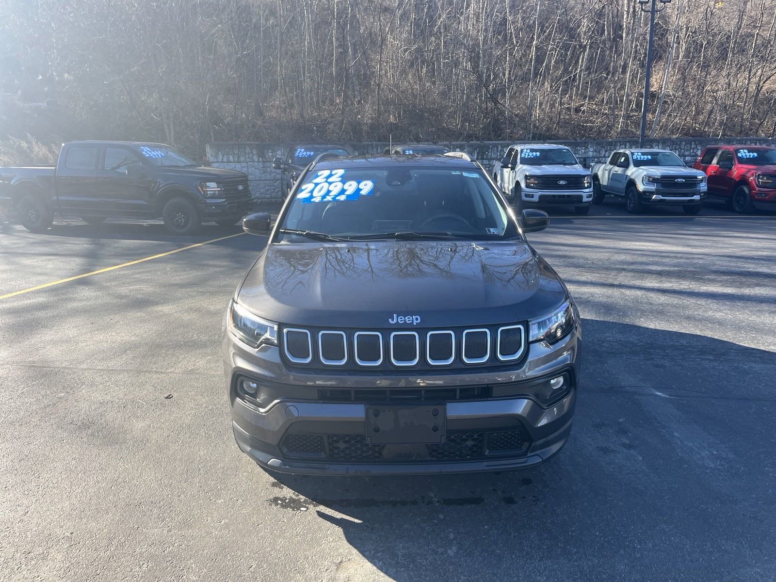 Used 2022 Jeep Compass Latitude with VIN 3C4NJDBB9NT124903 for sale in Bath, NY