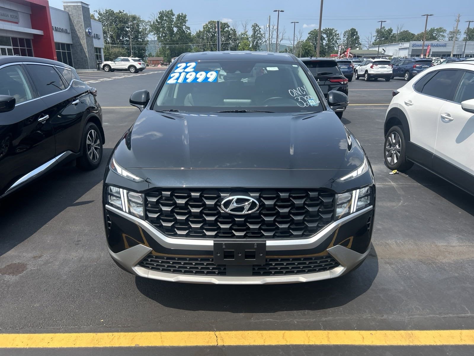 Used 2022 Hyundai Santa Fe SE with VIN 5NMS1DAJ5NH385874 for sale in Bath, NY