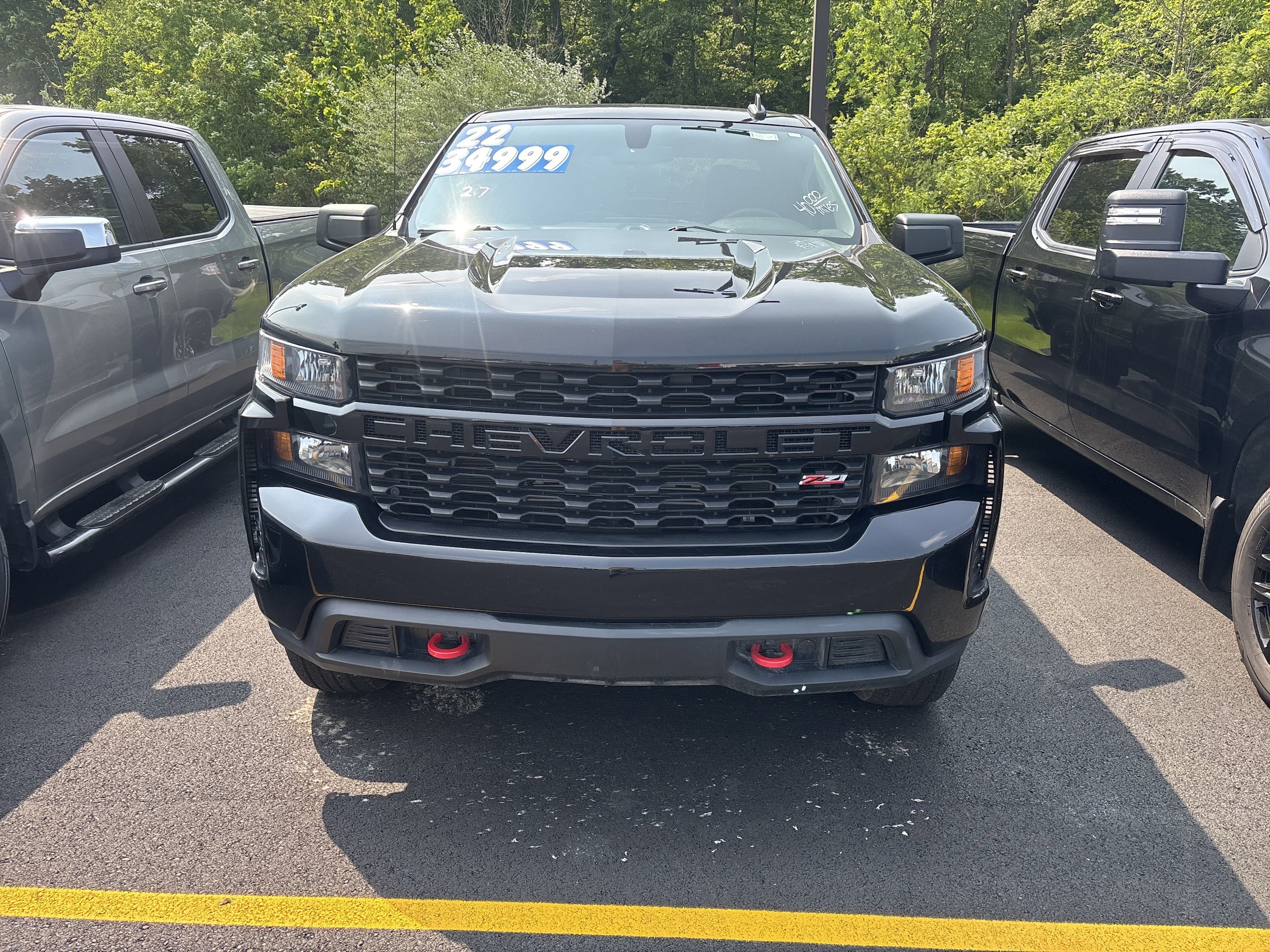Used 2022 Chevrolet Silverado 1500 Limited Custom Trail Boss with VIN 1GCPYCEKXNZ101603 for sale in Bath, NY