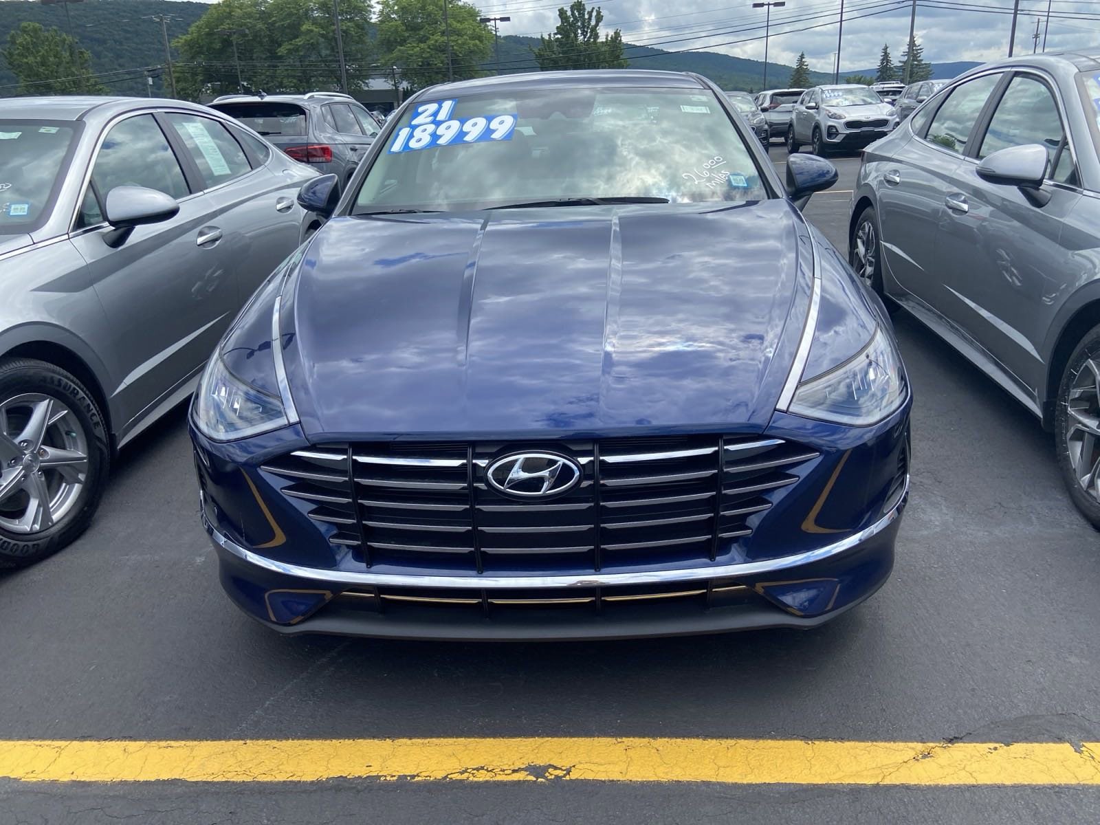 Used 2021 Hyundai Sonata SE with VIN 5NPEG4JA8MH122405 for sale in Bath, NY