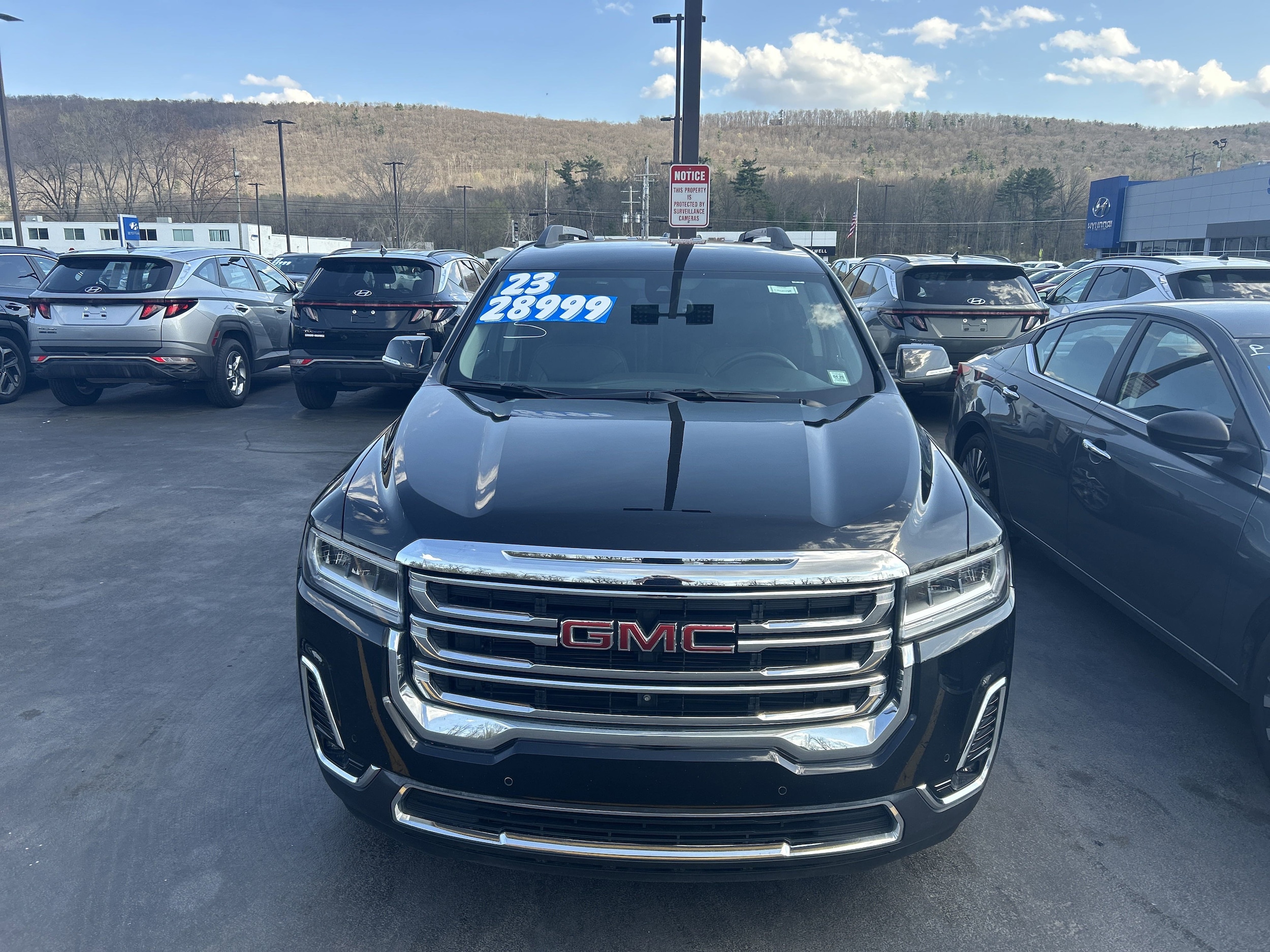 Used 2023 GMC Acadia SLT with VIN 1GKKNUL43PZ168418 for sale in Bath, NY