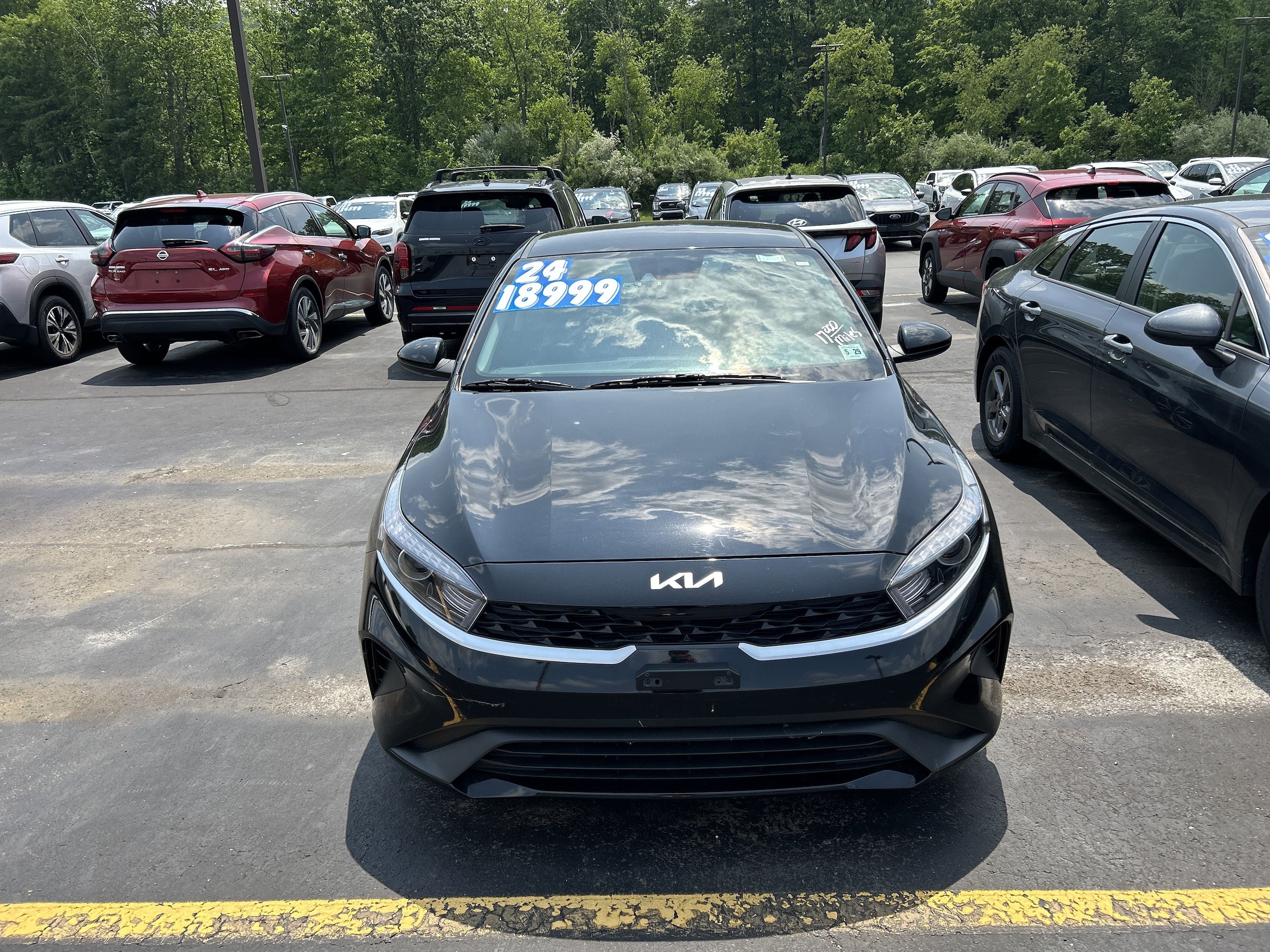 Used 2024 Kia Forte LXS with VIN 3KPF24ADXRE736493 for sale in Bath, NY