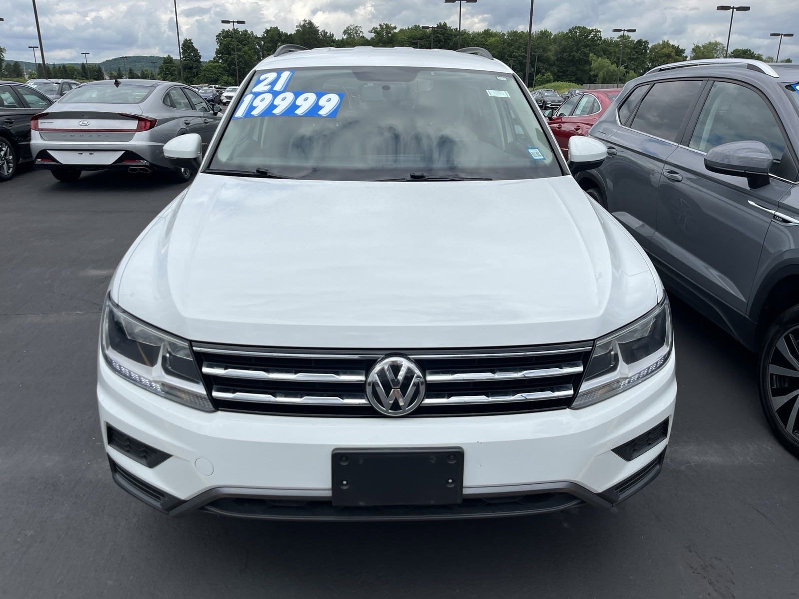 Used 2021 Volkswagen Tiguan S with VIN 3VV0B7AX3MM014302 for sale in Bath, NY