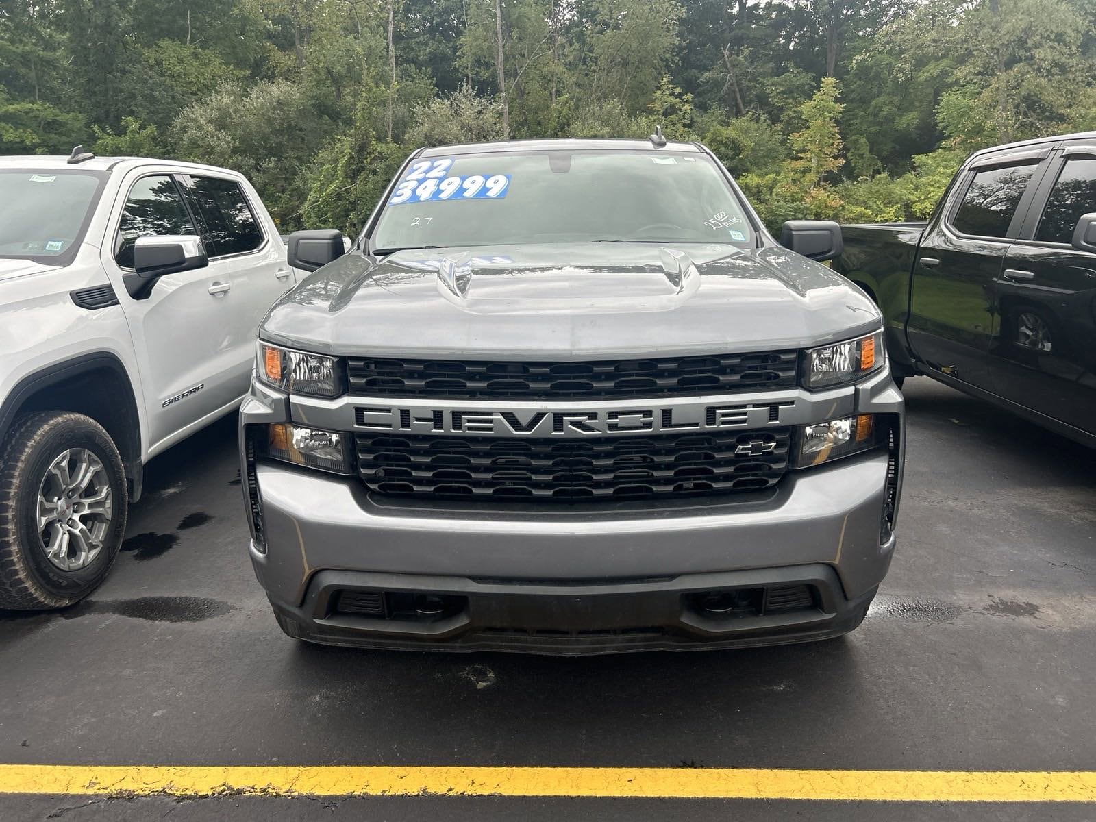 Used 2022 Chevrolet Silverado 1500 Limited Custom with VIN 1GCPYBEKXNZ113924 for sale in Bath, NY