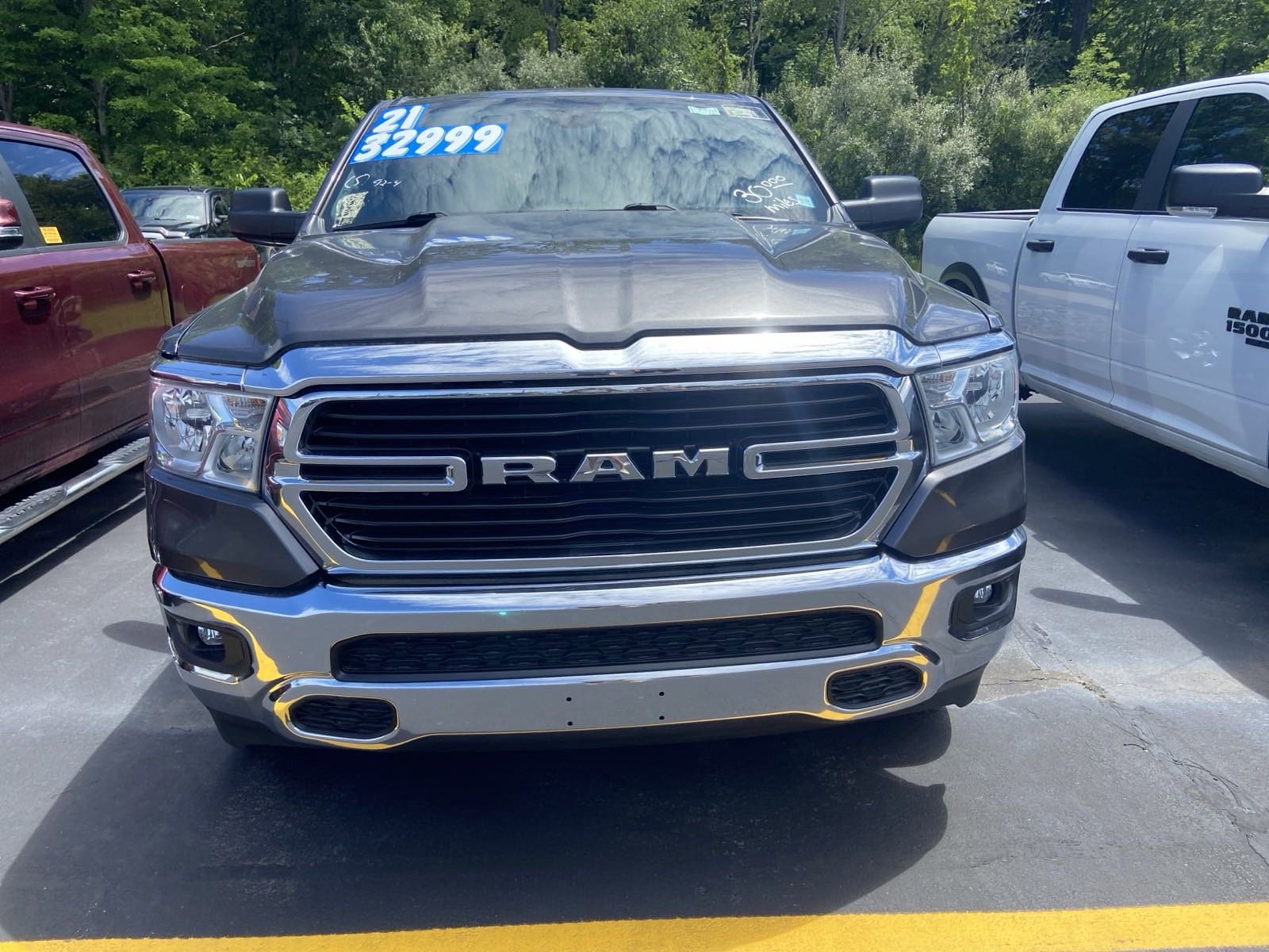 Used 2021 RAM Ram 1500 Pickup Big Horn/Lone Star with VIN 1C6SRFBT7MN787246 for sale in Bath, NY