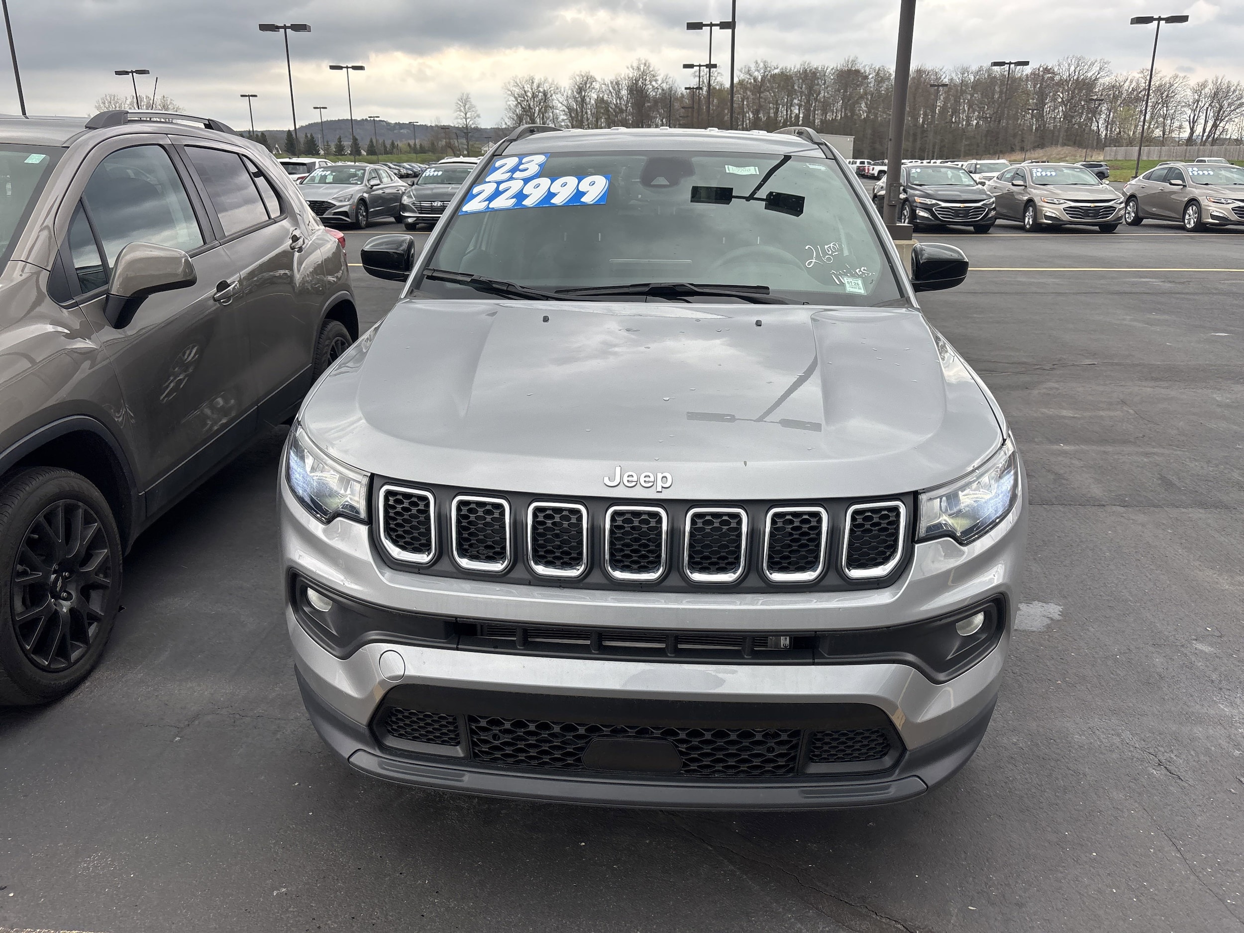 Used 2023 Jeep Compass Latitude Lux with VIN 3C4NJDFN7PT571964 for sale in Bath, NY