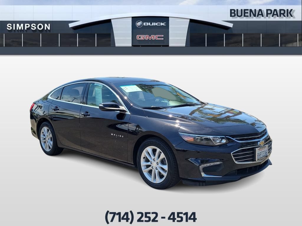 Used 2018 Chevrolet Malibu 1LT with VIN 1G1ZD5ST5JF269988 for sale in Buena Park, CA