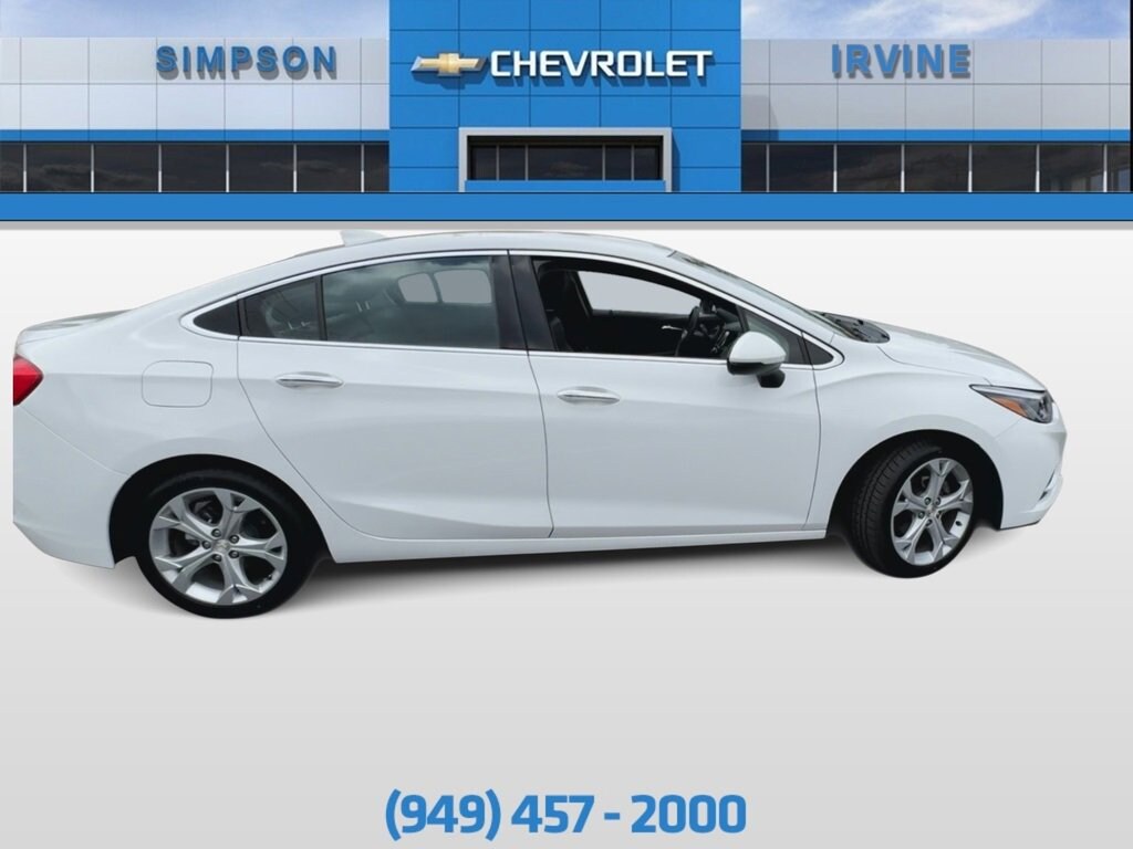 Used 2018 Chevrolet Cruze Premier with VIN 1G1BF5SMXJ7190086 for sale in Irvine, CA