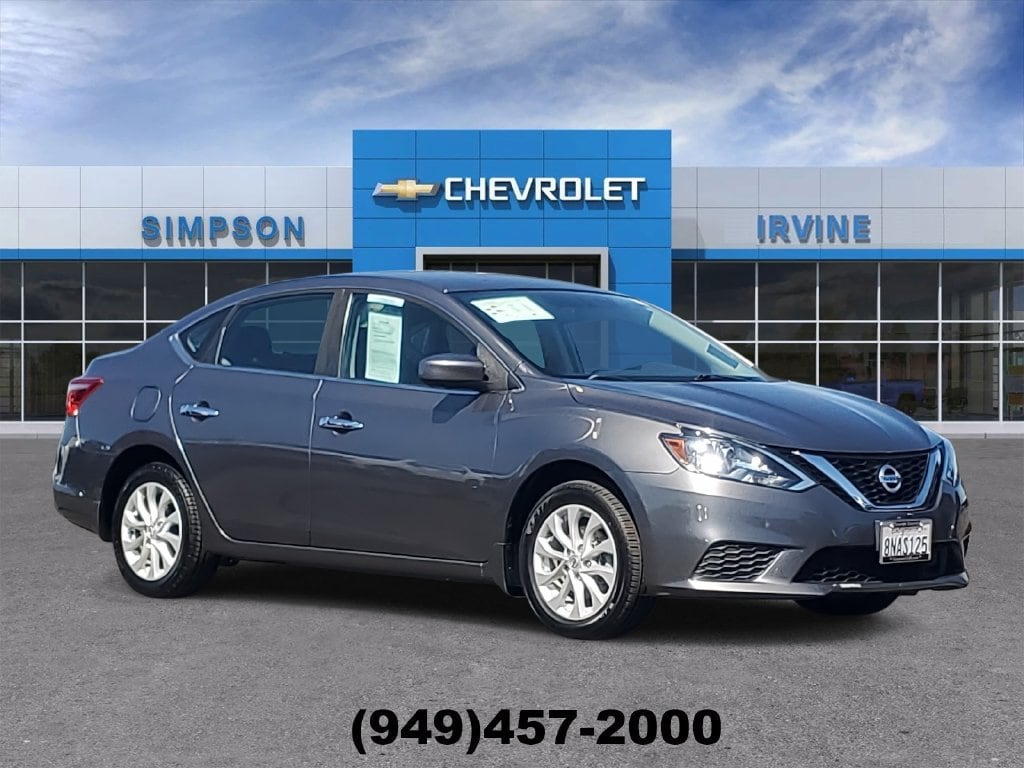 Used 2019 Nissan Sentra SV with VIN 3N1AB7AP5KY425017 for sale in Irvine, CA
