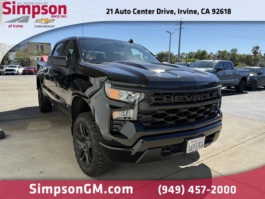 Used 2025 Chevrolet Silverado 1500 Custom Trail Boss Truck Crew Cab