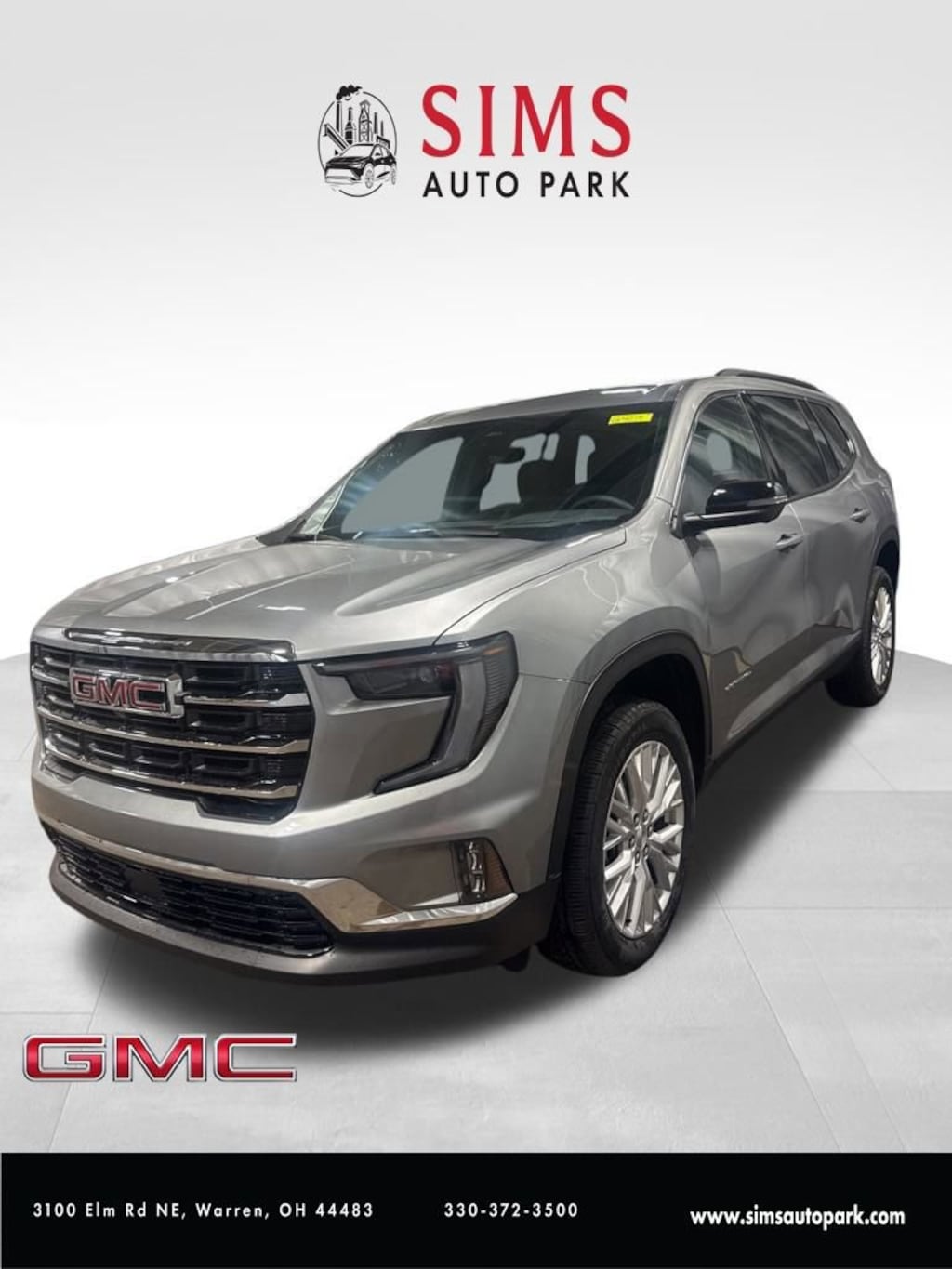 New 2026 GMC Acadia Elevation SUV
