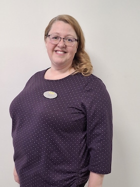 Staff member Sally Warner from 58478ae01d00