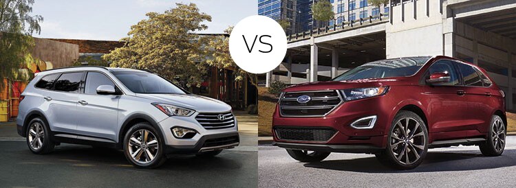 Compare Ford Edge, Chevy Equinox, Hyundai Sante Fe,