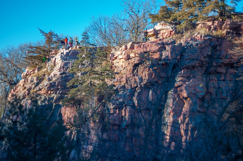 Climbing Palisades State Park