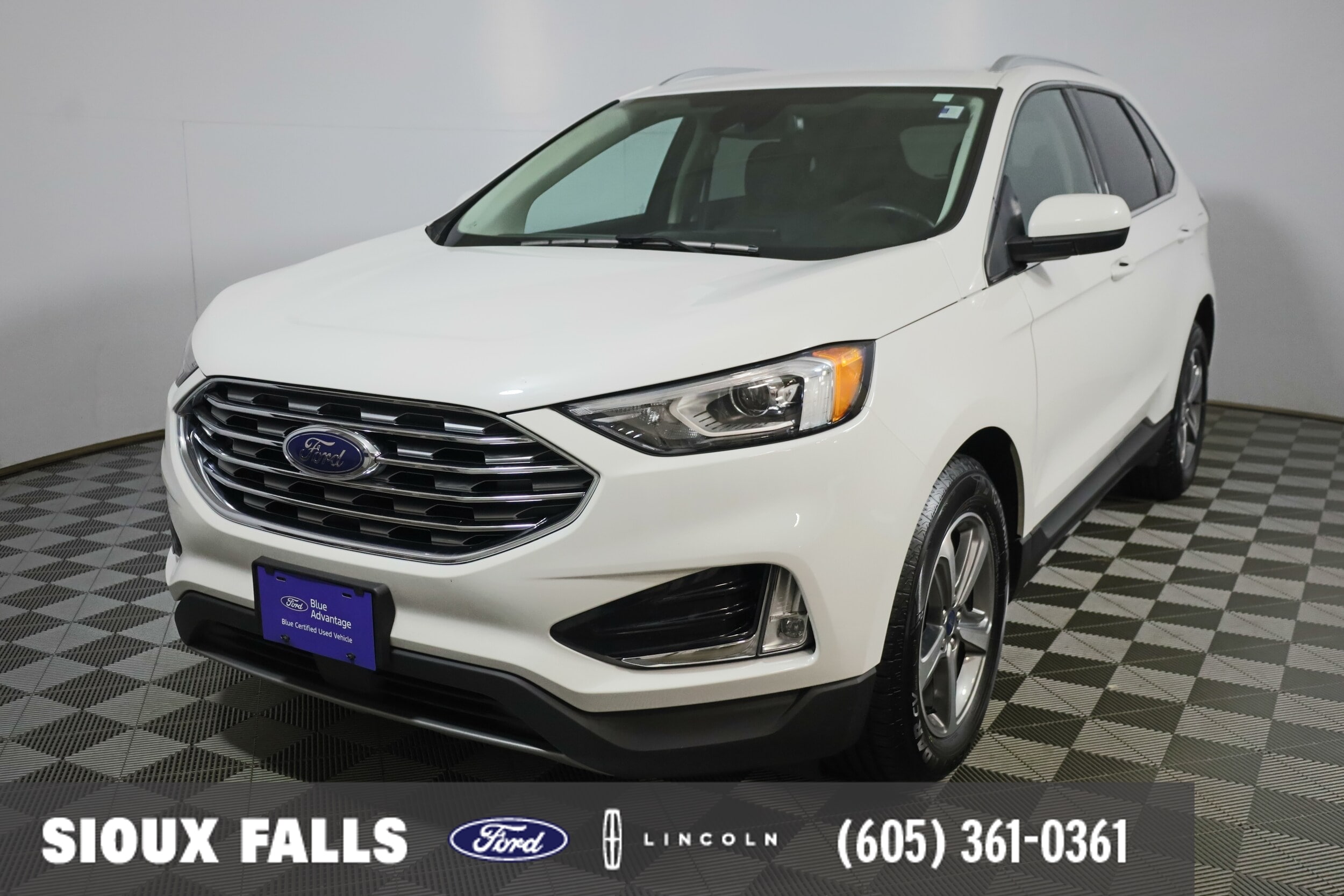 White Metallic 2021 Ford Edge SUV / Crossover All-Wheel Drive 8-Speed Automatic