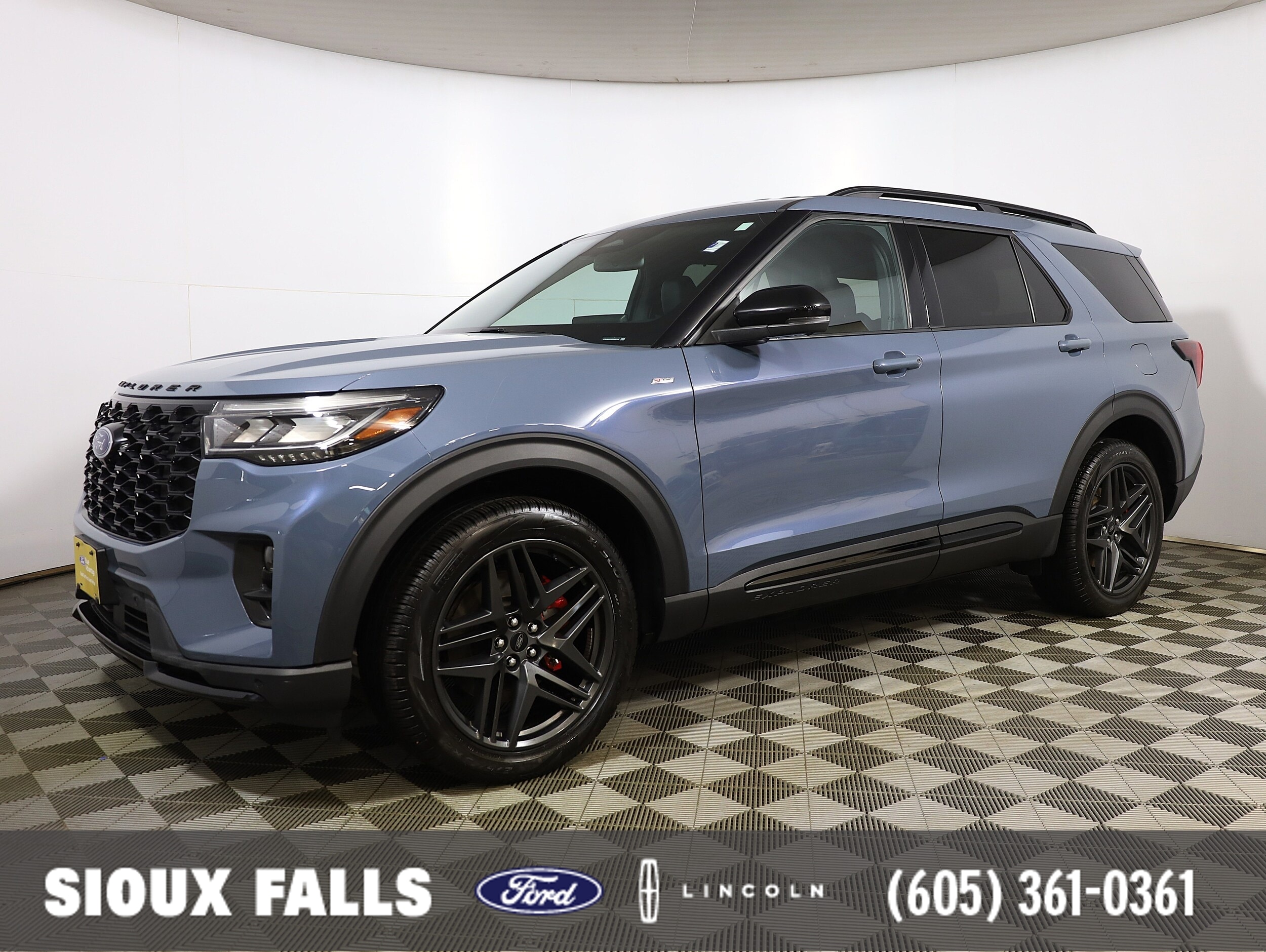 Vapor Blue 2025 Ford Explorer ST-Line AWD SUV / Crossover All-Wheel Drive Automatic