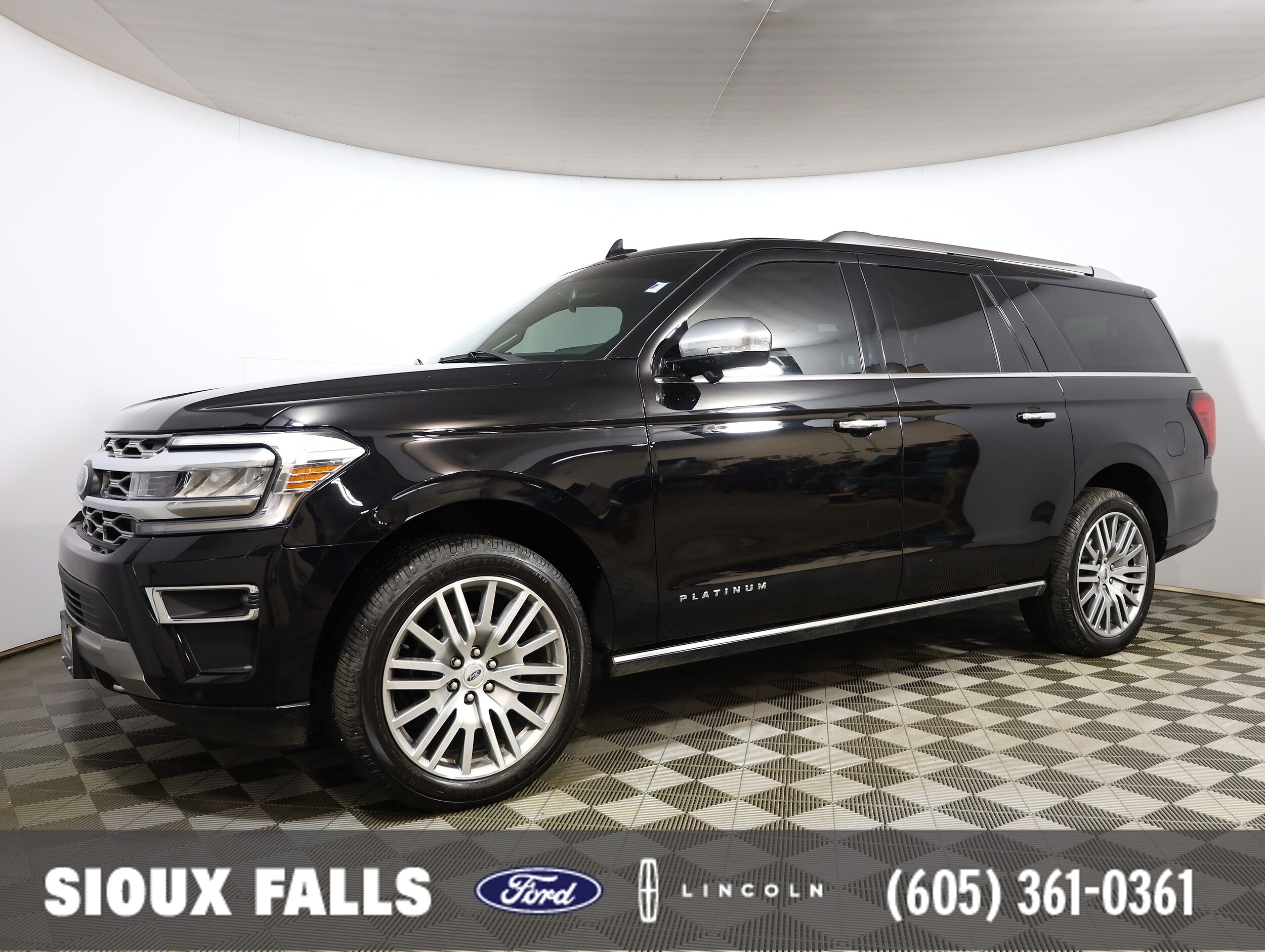 Agate Black 2022 Ford Expedition MAX Platinum 4WD SUV / Crossover Four-Wheel Drive Automatic