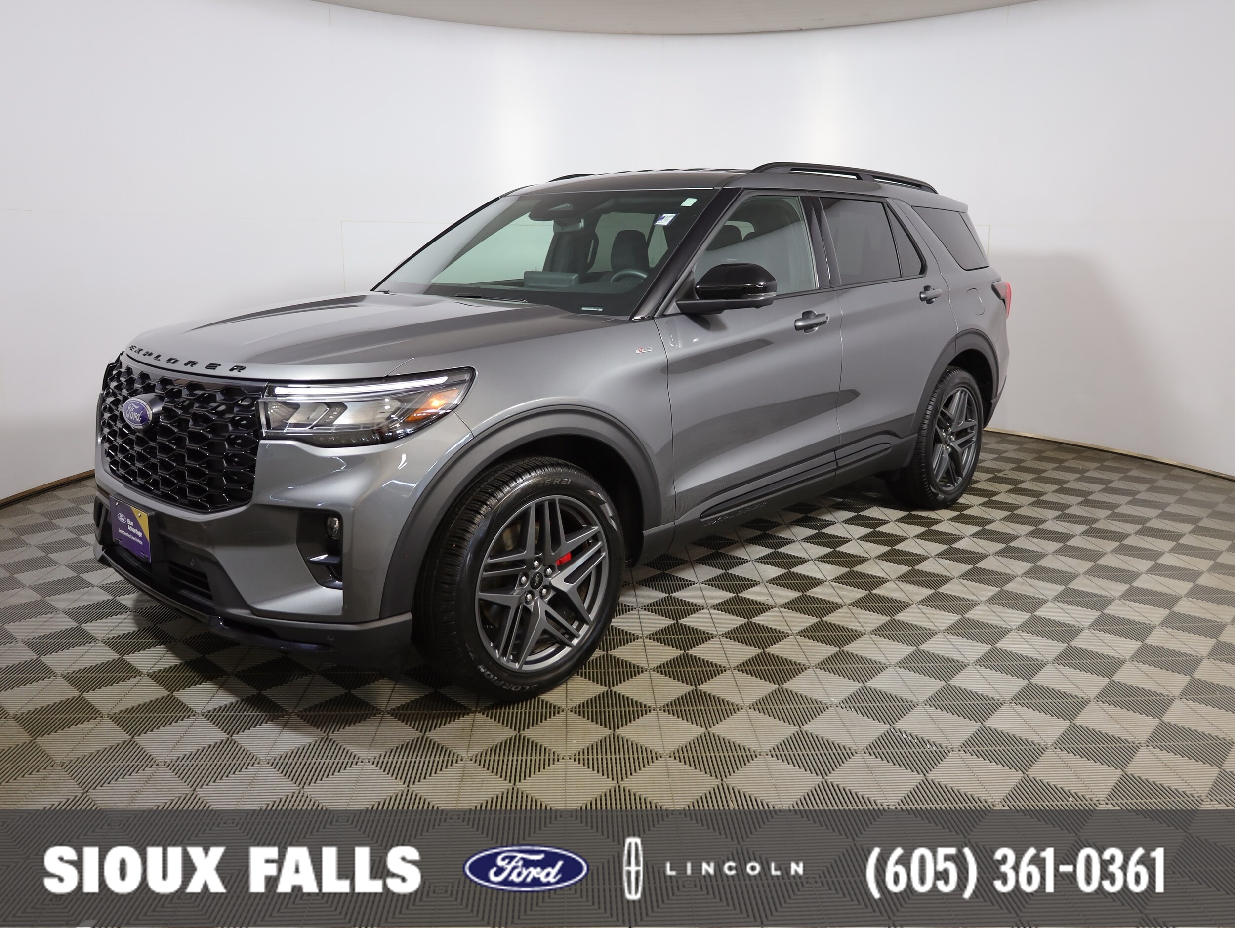 Carbonized Gray 2025 Ford Explorer SUV / Crossover All-Wheel Drive Automatic