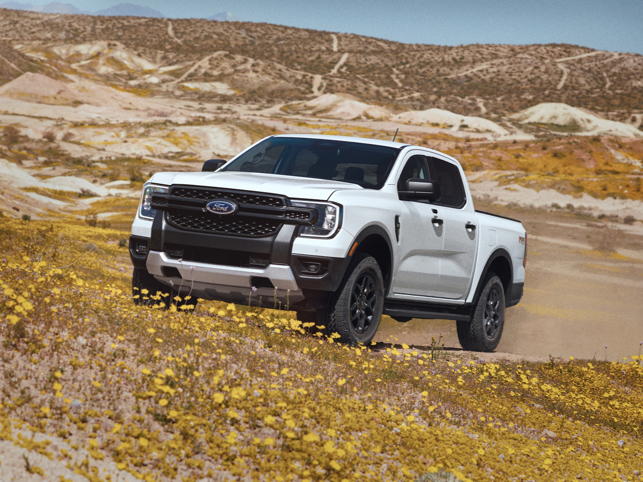 2026 Ford Ranger XLT in a desert valley