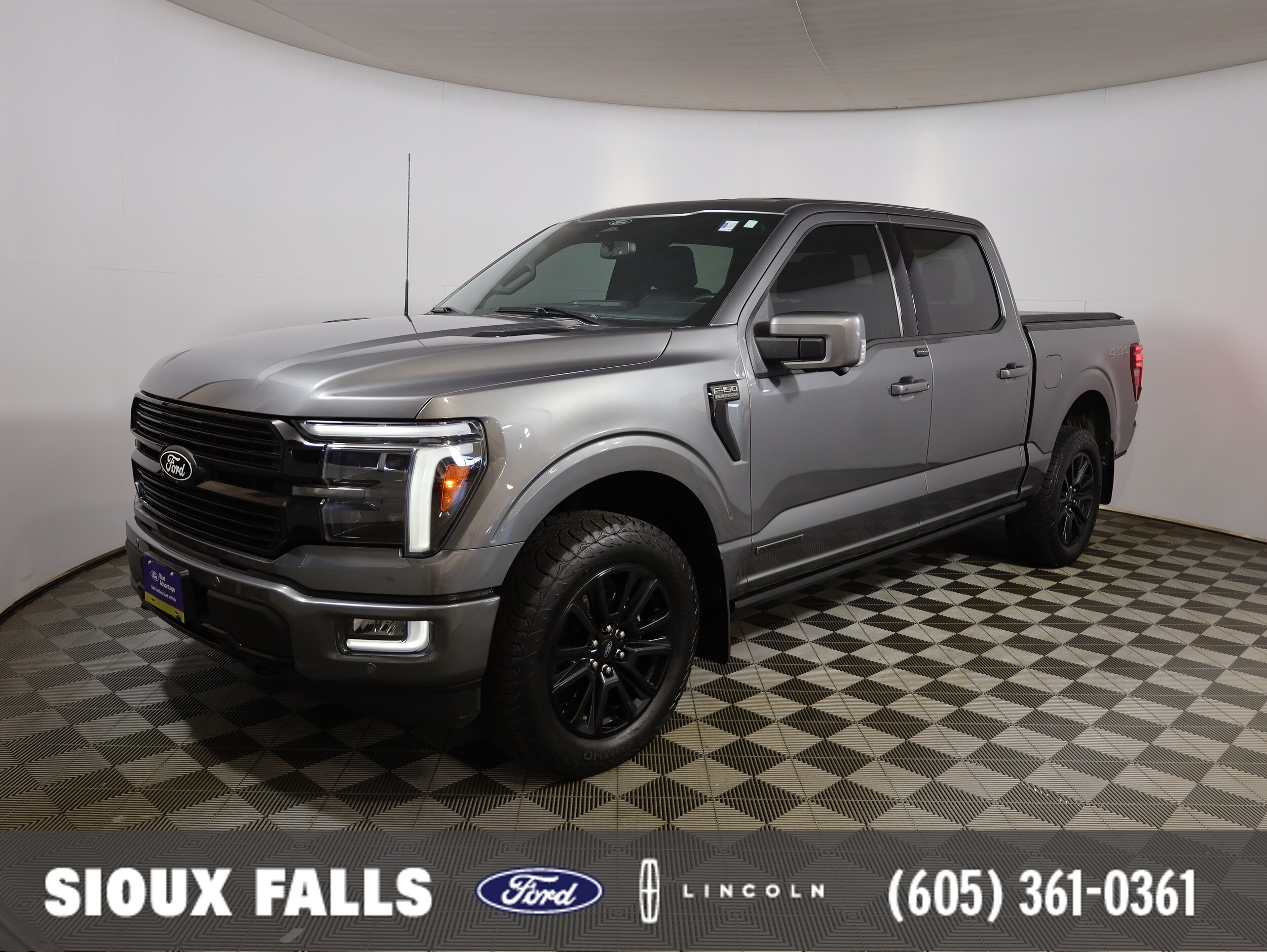Gray Metallic 2025 Ford F-150 Pickup Truck Four-Wheel Drive Automatic
