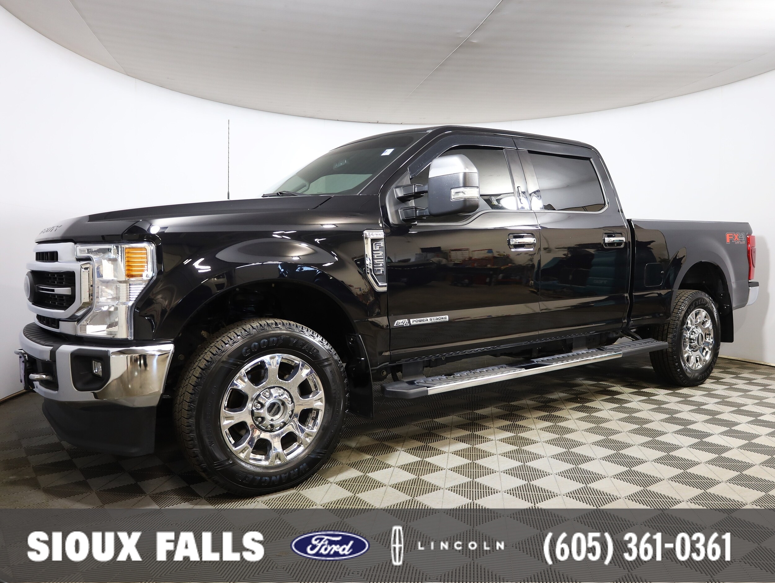 Agate Black 2021 Ford F-250 Super Duty Lariat Crew Cab 4WD Pickup Truck Four-Wheel Drive Automatic