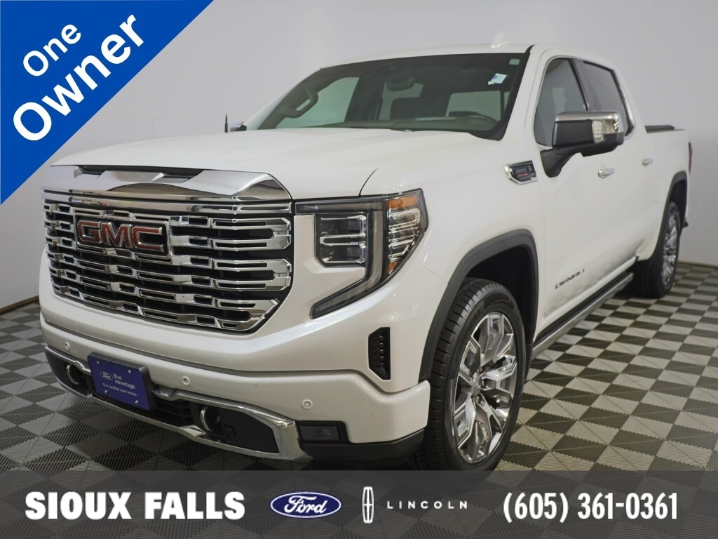 White Frost Tricoat 2023 GMC Sierra 1500 Pickup Truck Four-Wheel Drive Automatic