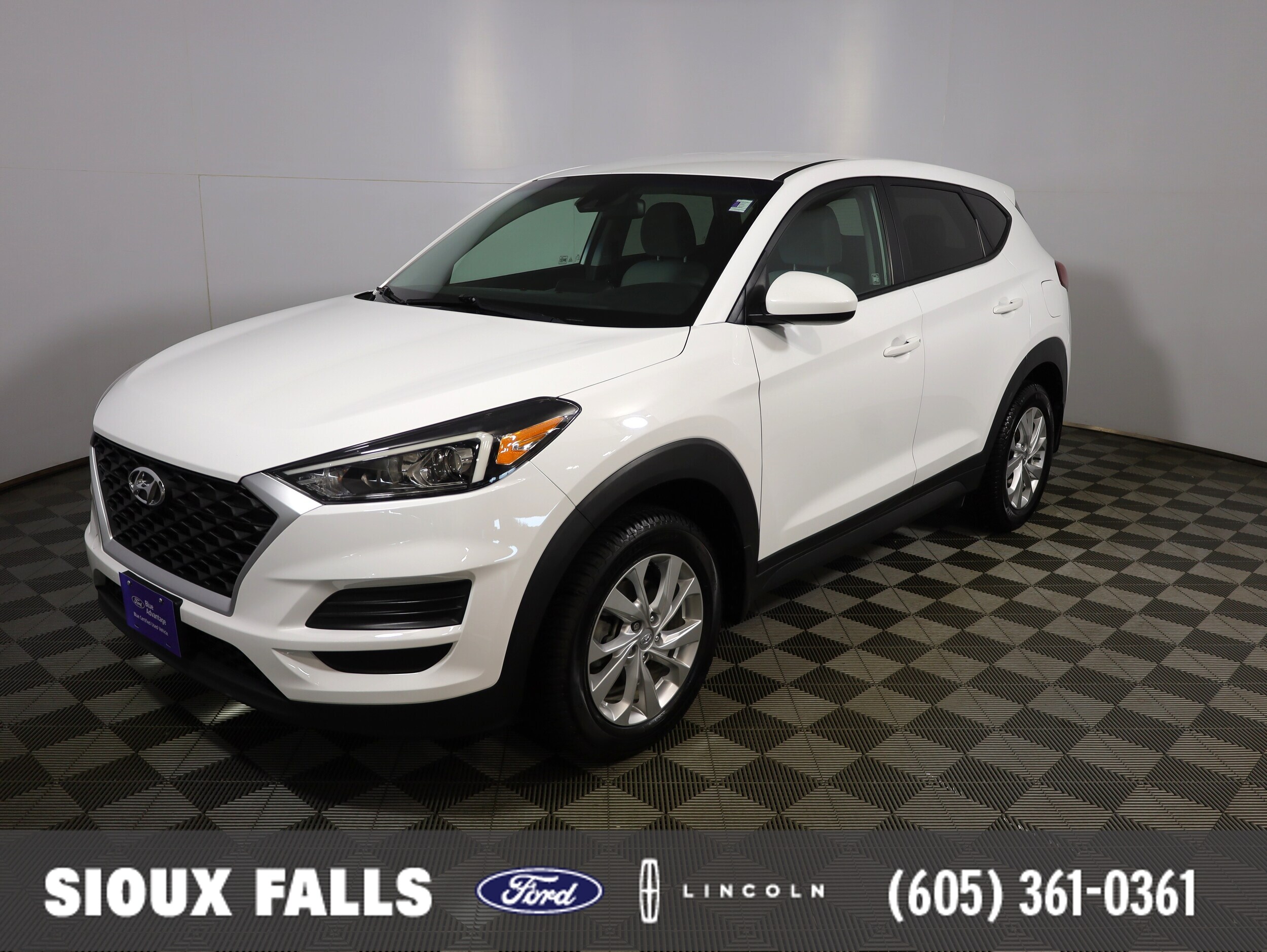 Winter White 2021 Hyundai Tucson SUV / Crossover Front-Wheel Drive 6-Speed Automatic