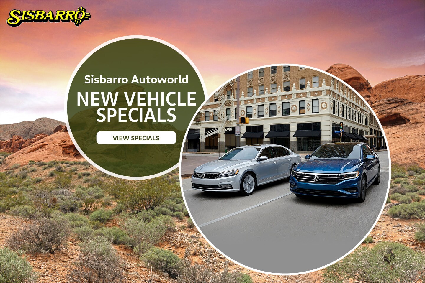 Volkswagen Dealer in Las Cruces, NM VW Sisbarro Autoworld, Inc.