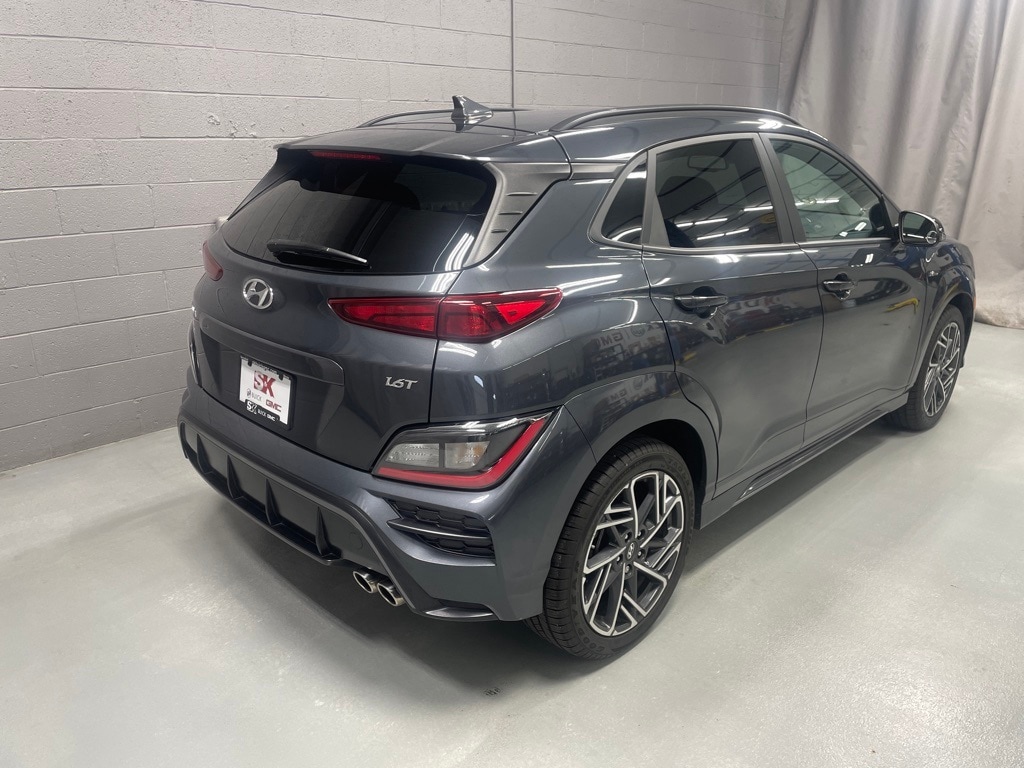 Used 2022 Hyundai Kona N Line with VIN KM8K33A36NU905297 for sale in Springfield, IL