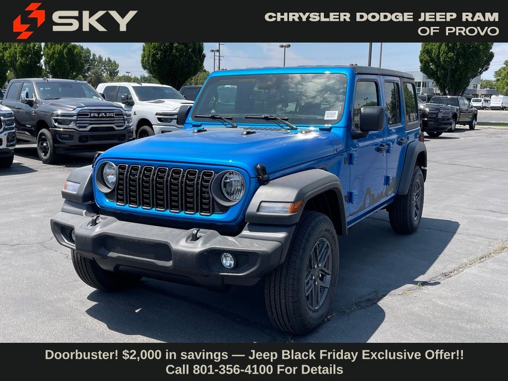 New 2025 Jeep Wrangler 4-DOOR SPORT S Sport Utility