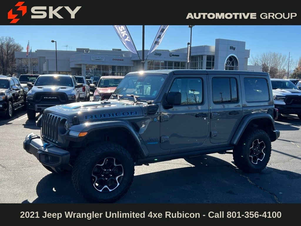 Used 2021 Jeep Wrangler Unlimited Rubicon 4xe SUV